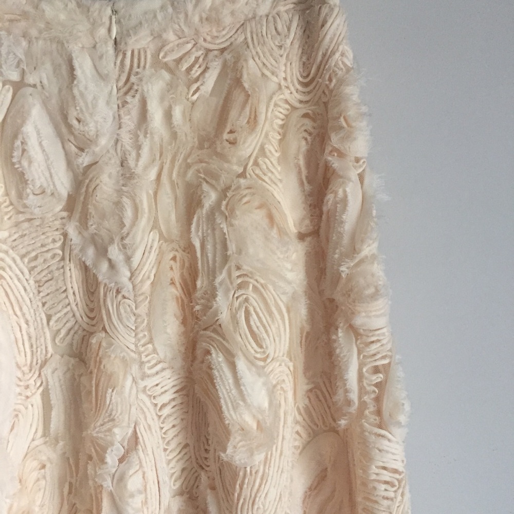 Anthropologie Tufted Blossom Skirt - Picture 6 of 7